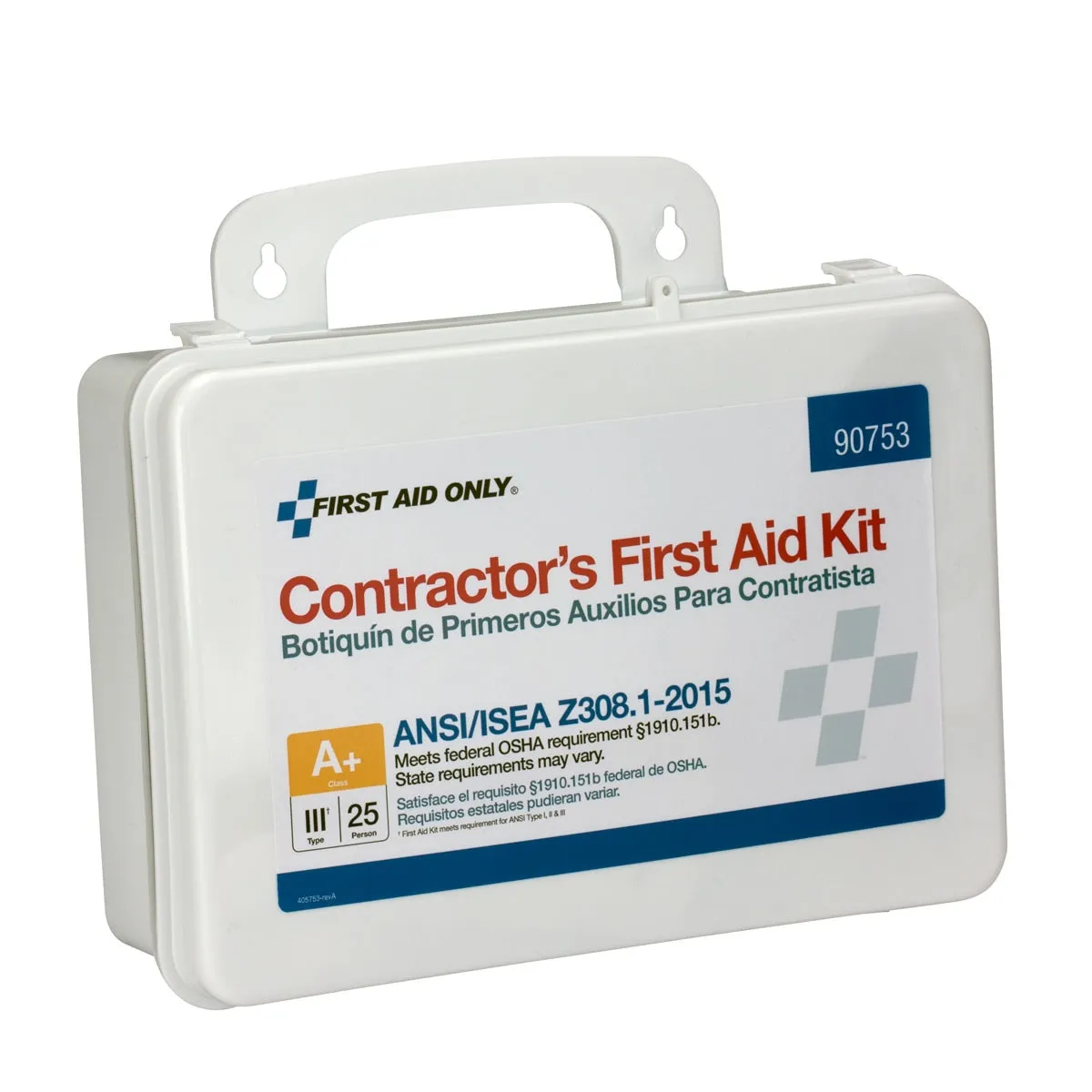 First Aid Only førstehjelpsskrin 25 personer plast 126 del