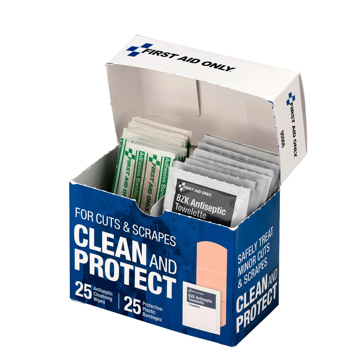 First Aid Only Clean Protect sårstellsett 50 deler rens