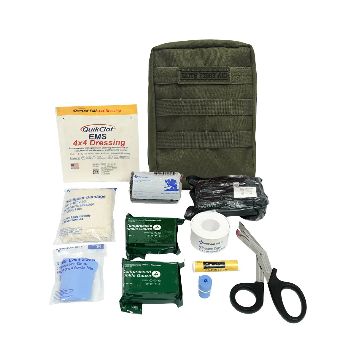 First Aid Only Military IFAK Advanced førstehjelpssett olivengrønn