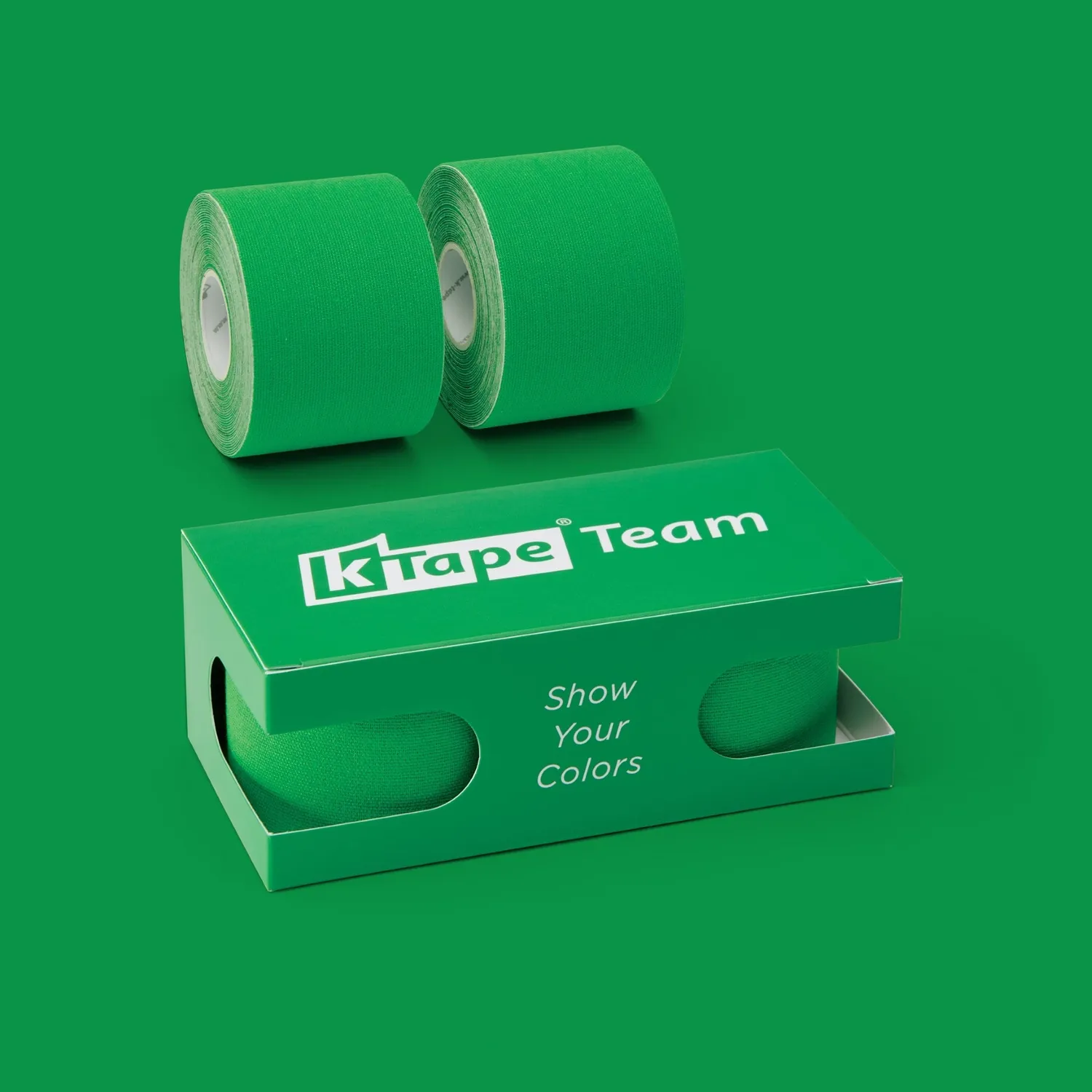 K-tape Team kinesiologitape grønn 2x5 m elastisk