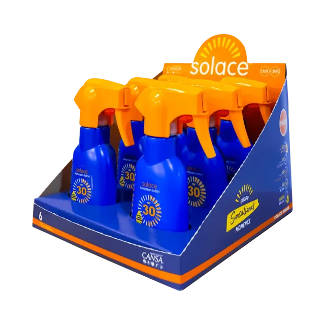 Burnshield Solace SPF30 solkrem 125 ml 6-pakning