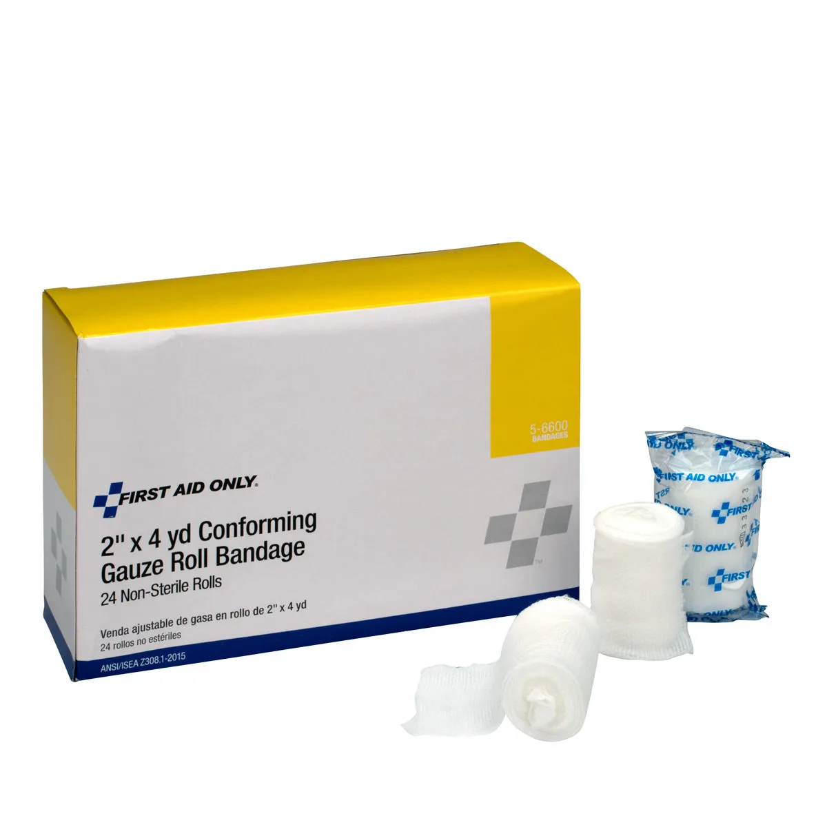 First Aid Only gasbind rull 5 cm x 4,5 m 24 stk elastisk
