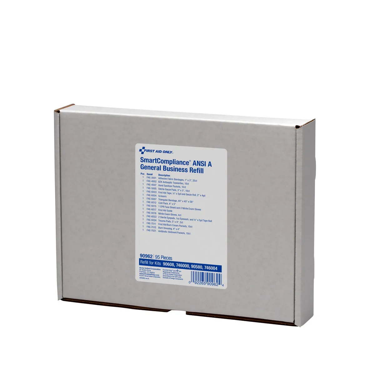 First Aid Only SmartCompliance refill ANSI A bedrift