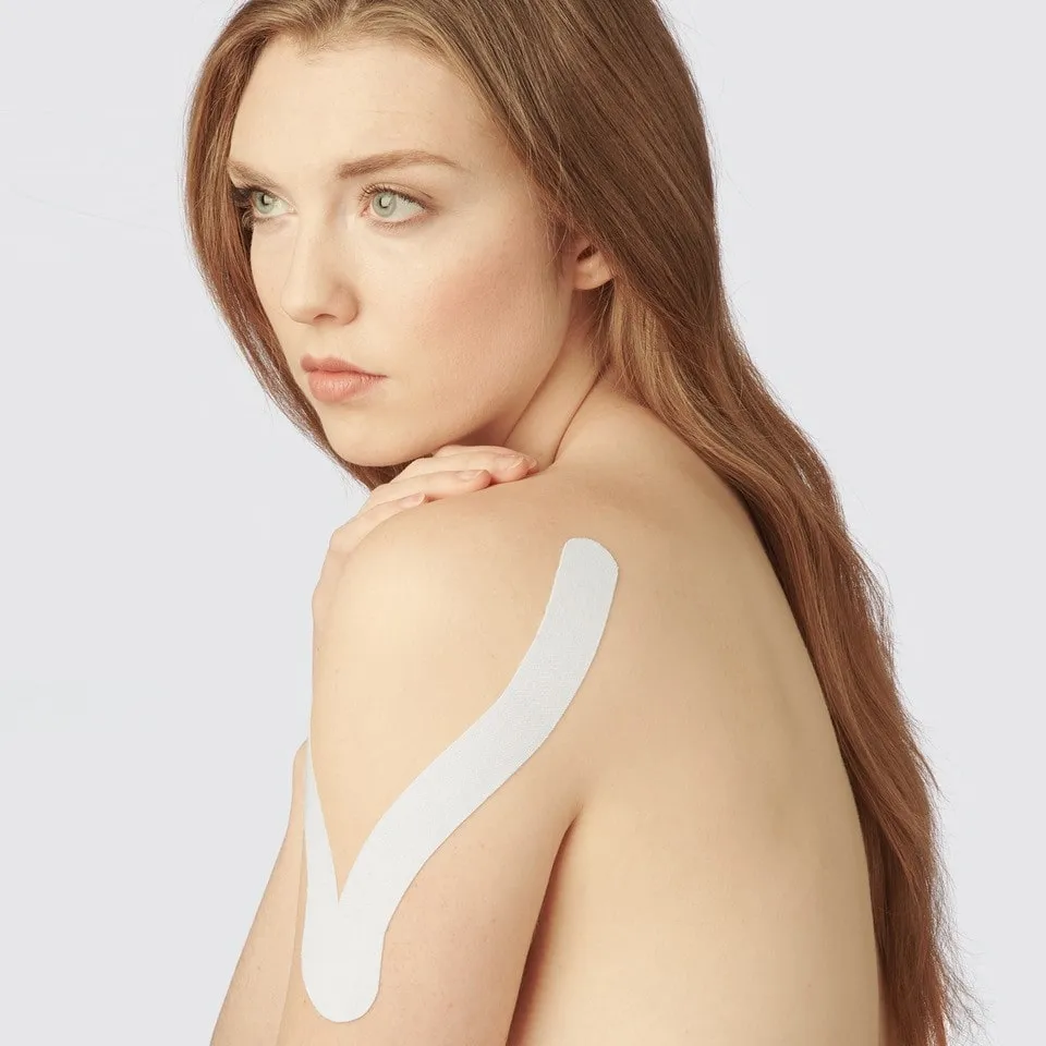 K-tape Pure XXL kinesiologitape 5cmx22m hvit ufarget