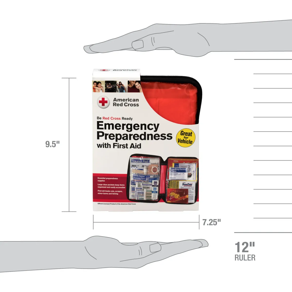 First Aid Only American Red Cross Emergency Preparedness Plus beredskapssett