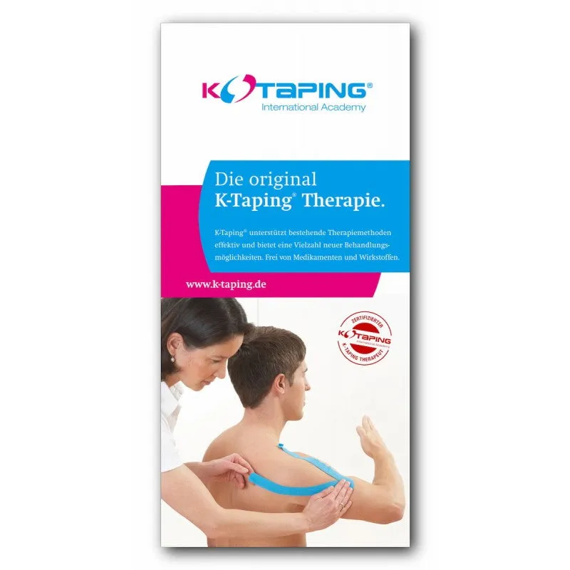 K-tape pasientbrosjyre fysioterapi 100 stk A4