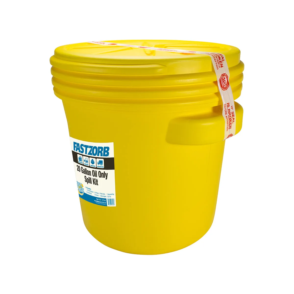 First Aid Only FASTZORB 20 Gallon oljesølsett olje