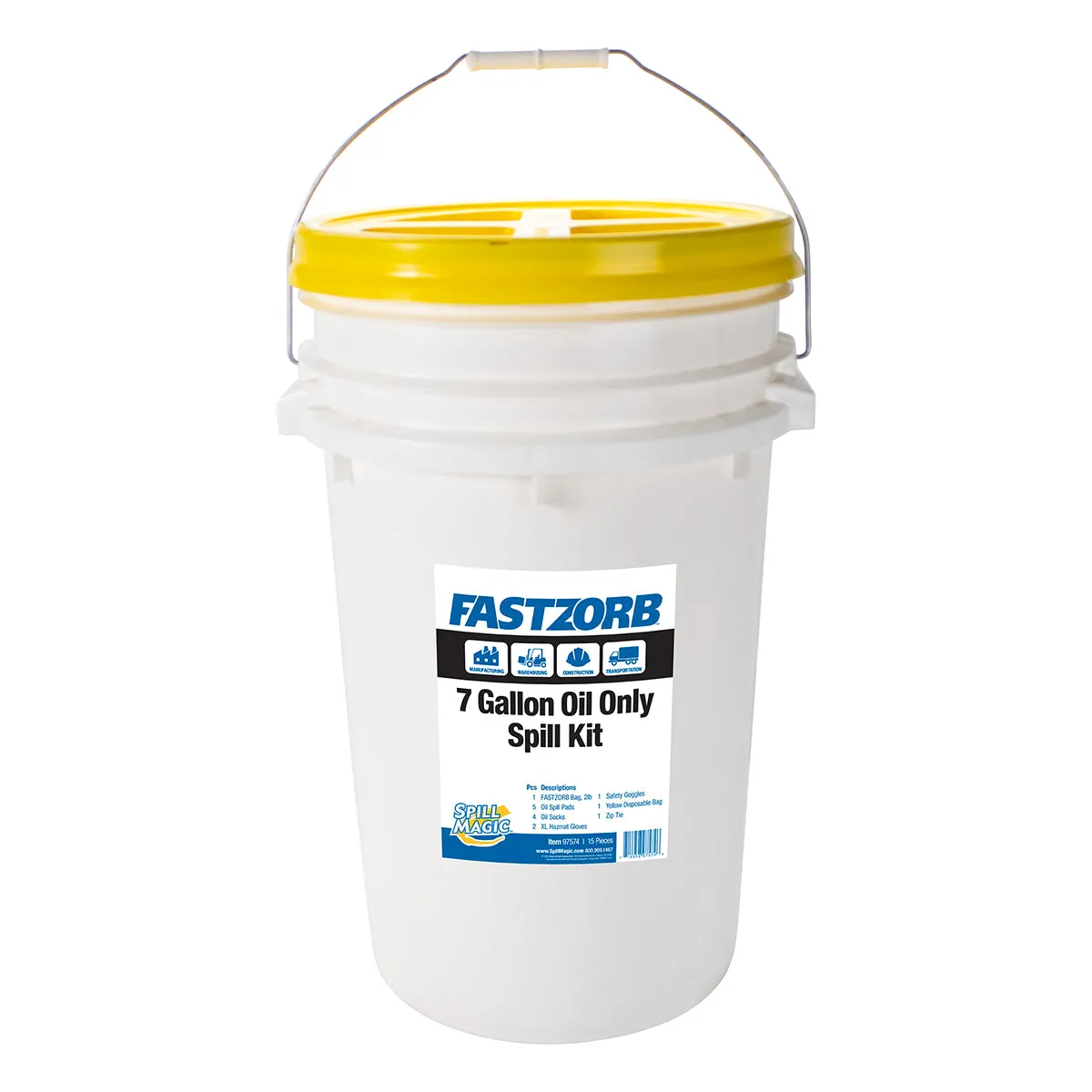 FASTZORB 7 Gallon oljesølsett 7 gallon olje