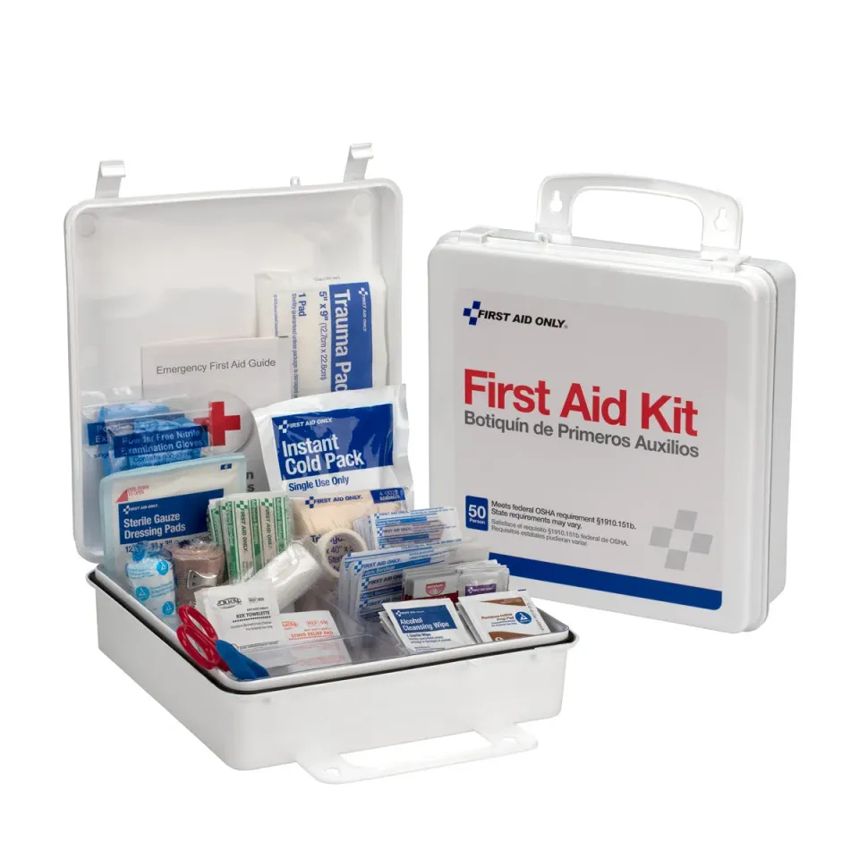 First Aid Only 50 Person førstehjelpsskrin 166 deler vanntett