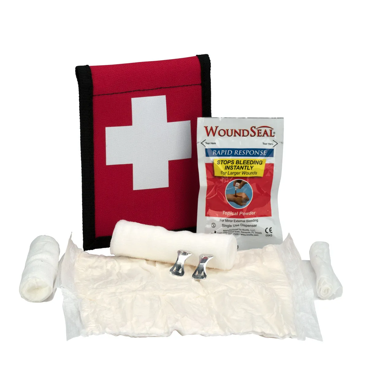 First Aid Only Climber's blodstopp førstehjelpsveske stoff