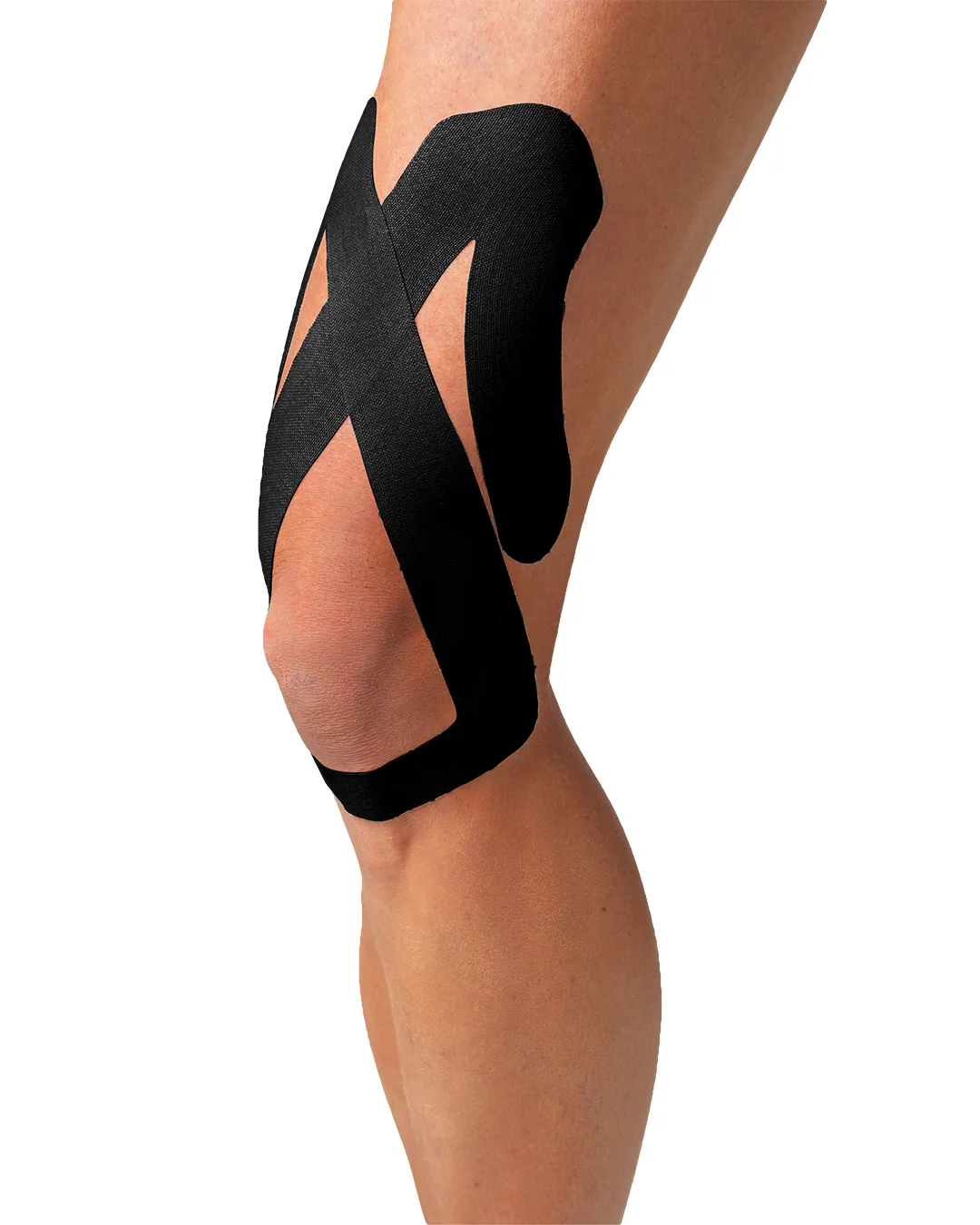 SpiderTech Pro Knee knetape blå 4 stk ferdigkuttet