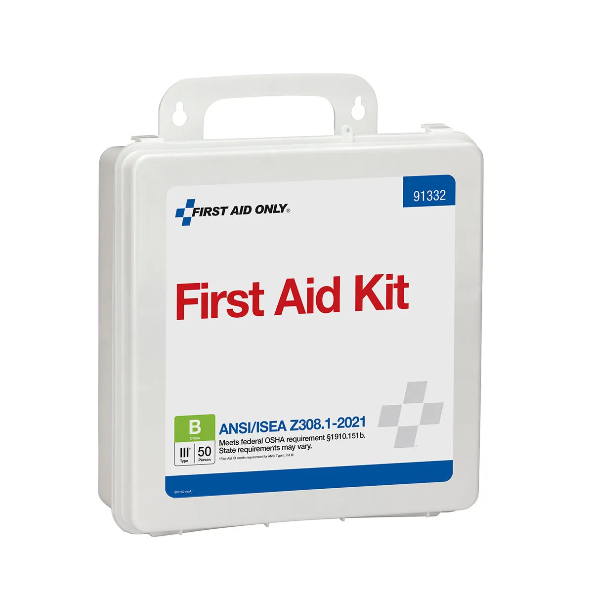 First Aid Only ANSI B førstehjelpsskrin 50 pers 210 deler