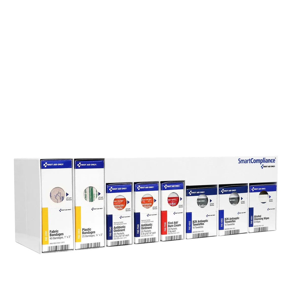 First Aid Only Clean Treat Protect plasterstasjon vegg SmartCompliance