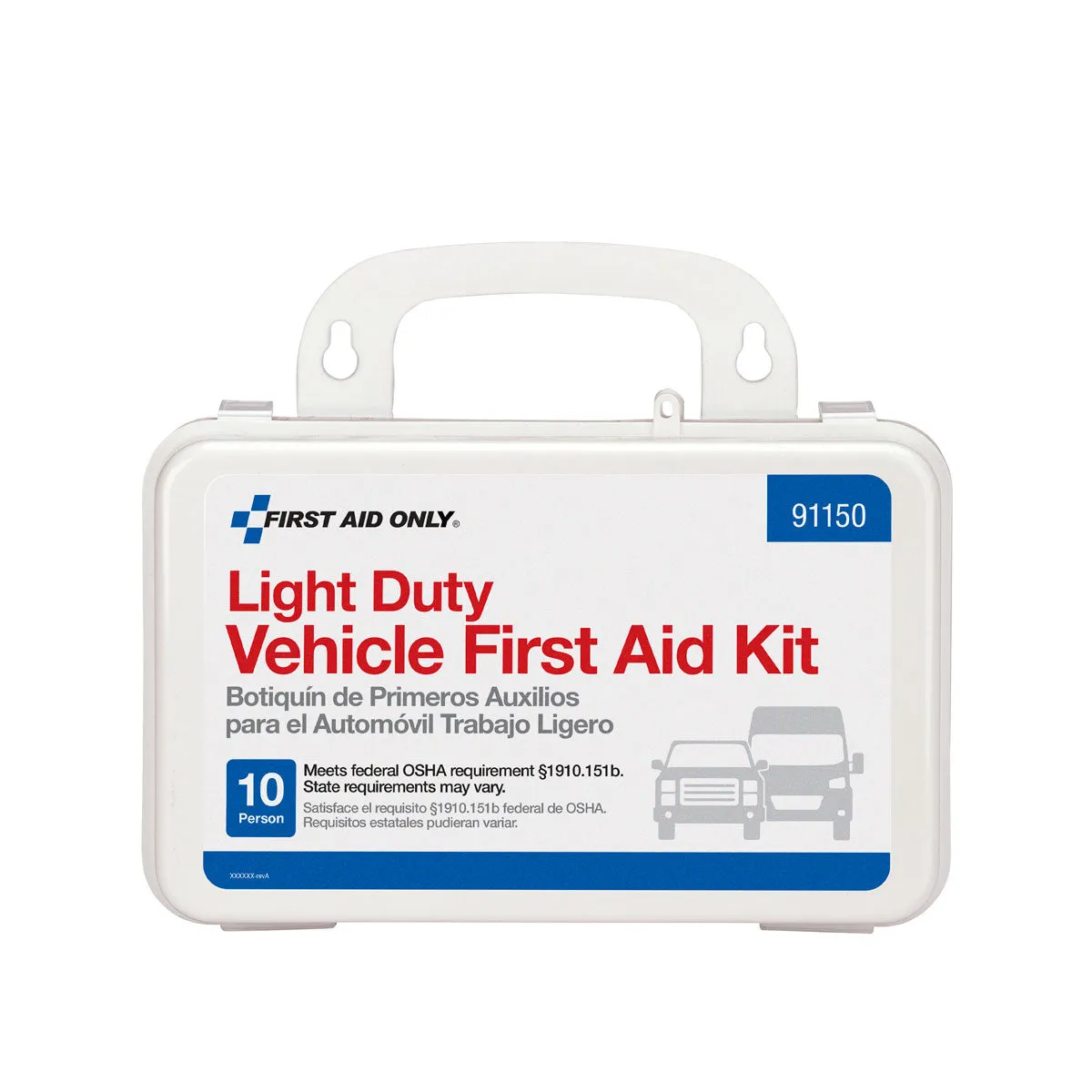 First Aid Only 10-Person Plastic Light Duty Vehicle førstehjelpsskrin 89 deler