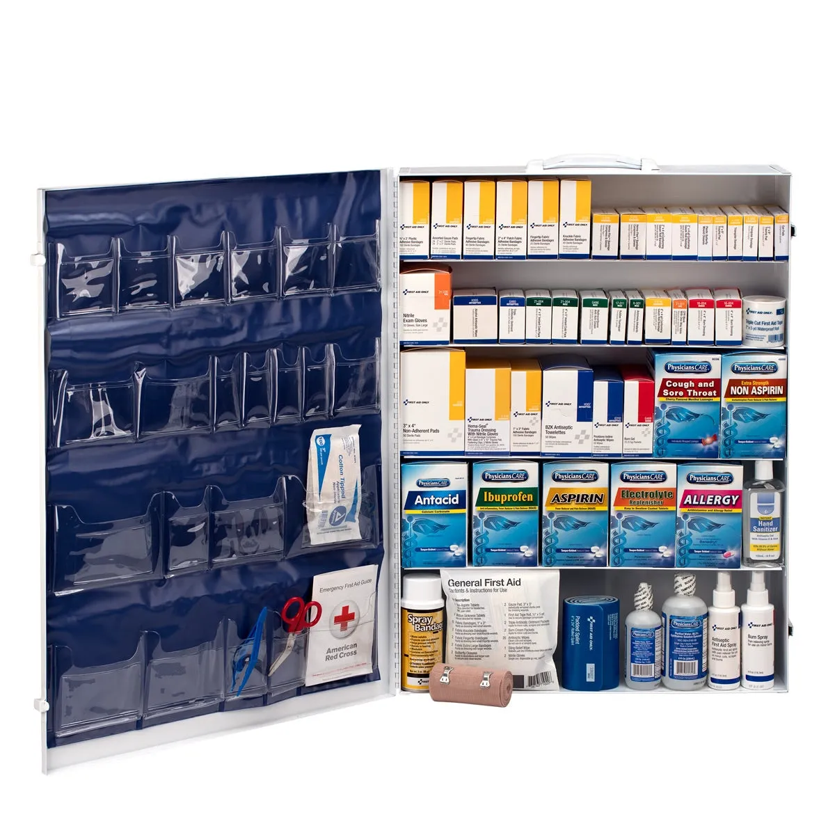 First Aid Only 200 Person 5 Shelf førstehjelpsskap stål 200 personer
