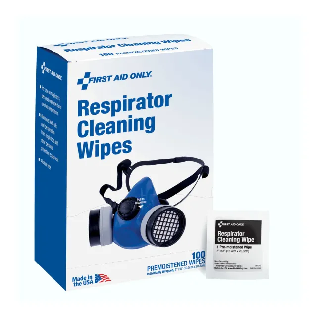 First Aid Only Respirator rengjøringsservietter 100 stk