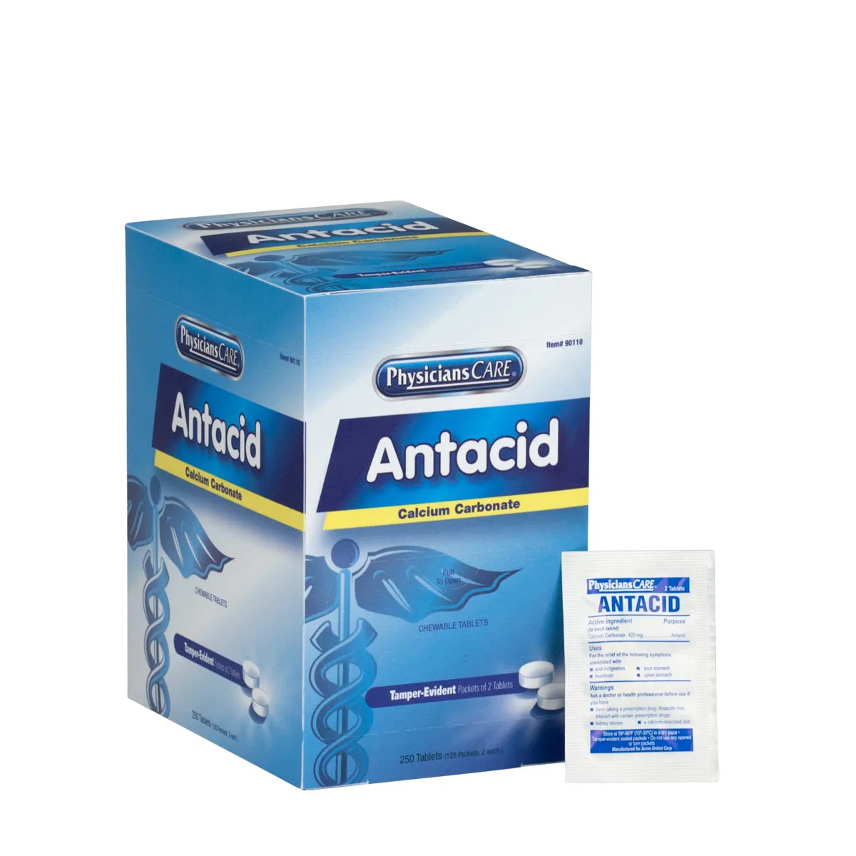 PhysiciansCare Antacid syrenøytraliserende tabletter 125x2 stk