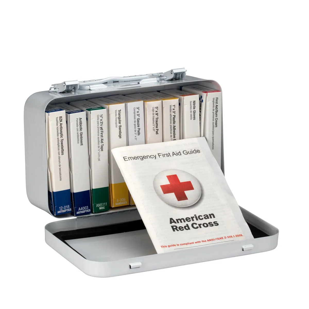 First Aid Only 10 Unit førstehjelpsskrin metall 10 personer