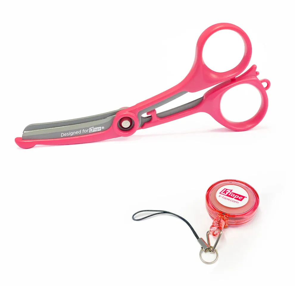 K-tape CutHero K130 bandasjesaks rosa 13 cm