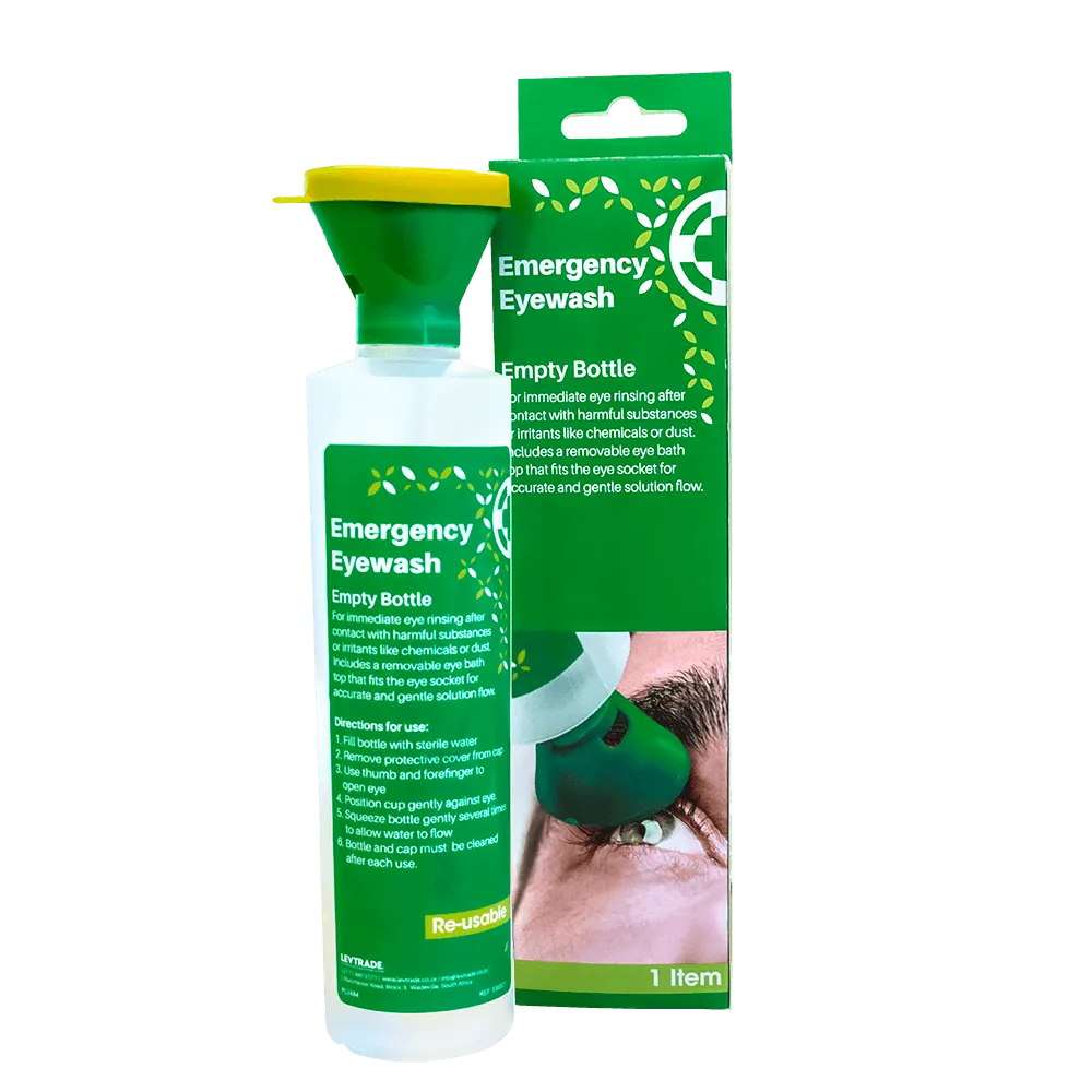 Burnshield Eye Wash Bottle øyeskylleflaske tom
