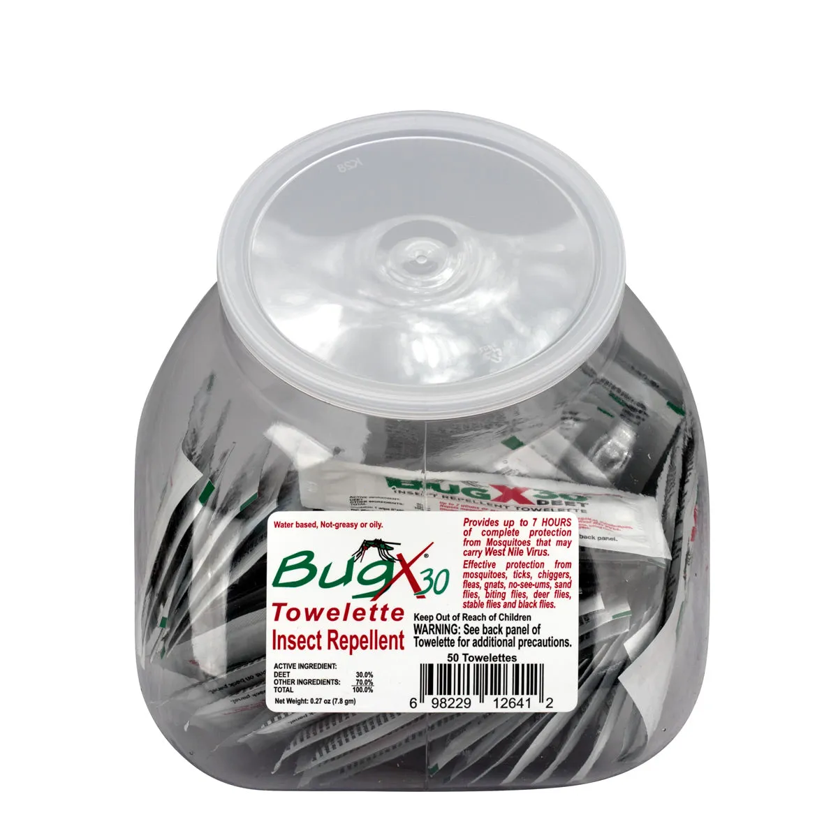 First Aid Only BugX30 insektservietter 50 stk DEET 30%