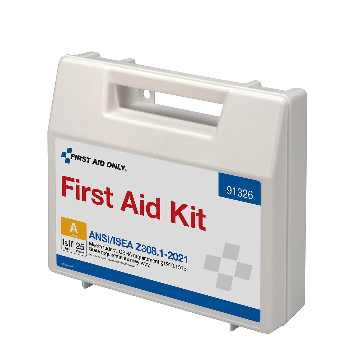 First Aid Only 25 Person førstehjelpskoffert plast 94 deler