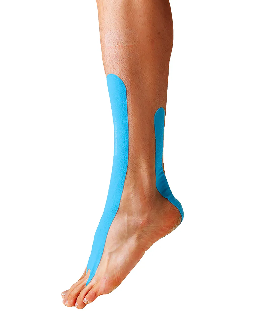 SpiderTech Pro Ankle kinesiologitape 4-pakning bla ferdigkuttet