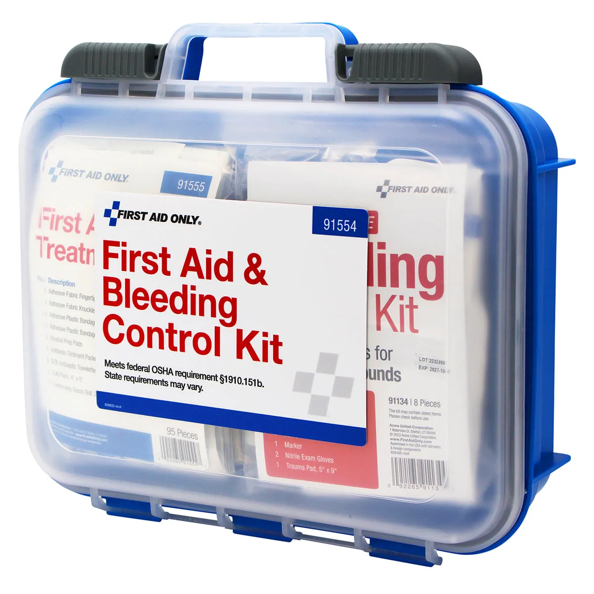 First Aid Only førstehjelpsskrin blødningskontroll bil