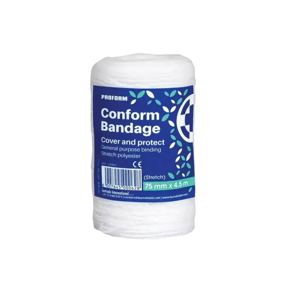 Burnshield Conform Bandage støttebandasje elastisk hvit