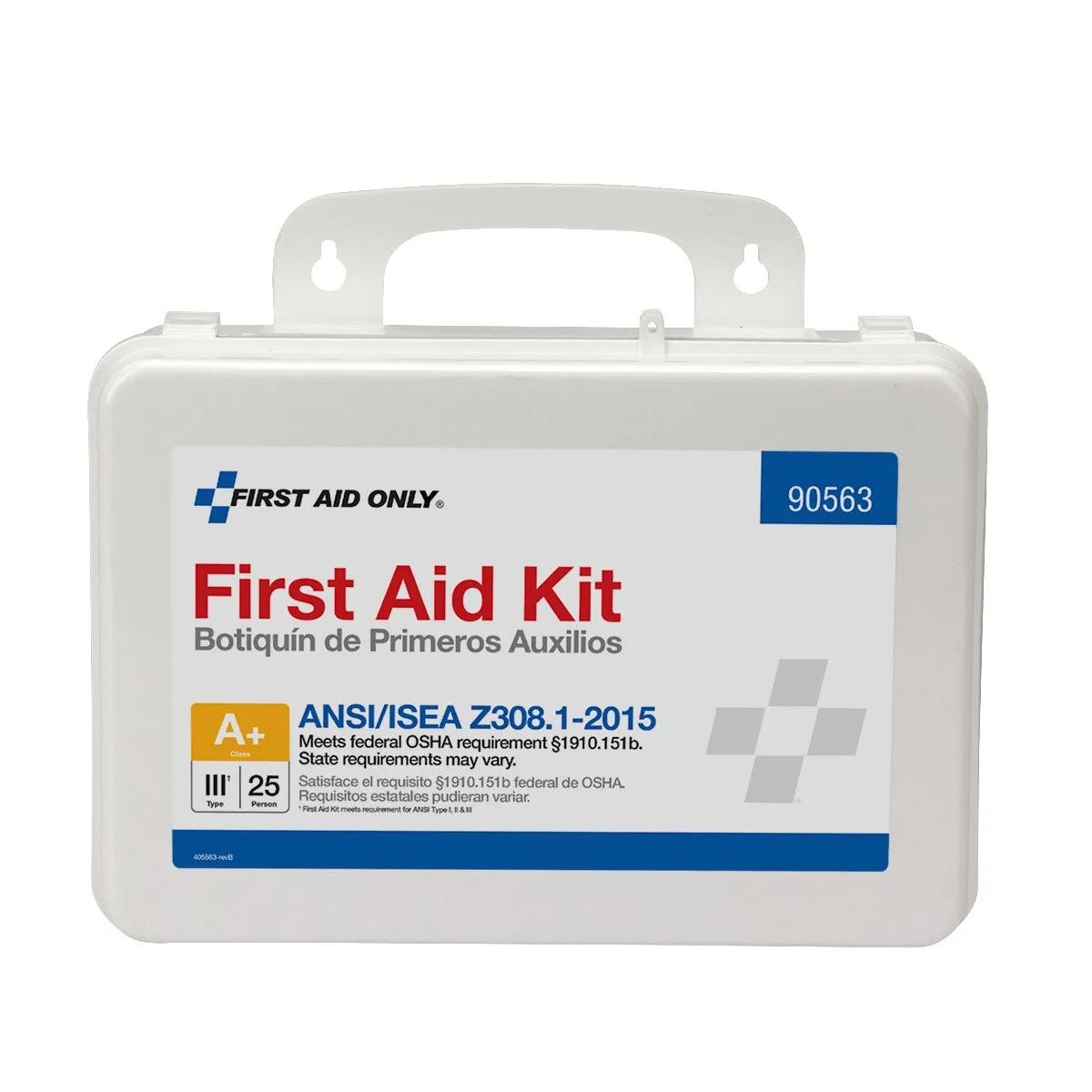 First Aid Only 25 Person ANSI A+ Type III førstehjelpsskrin 141 deler