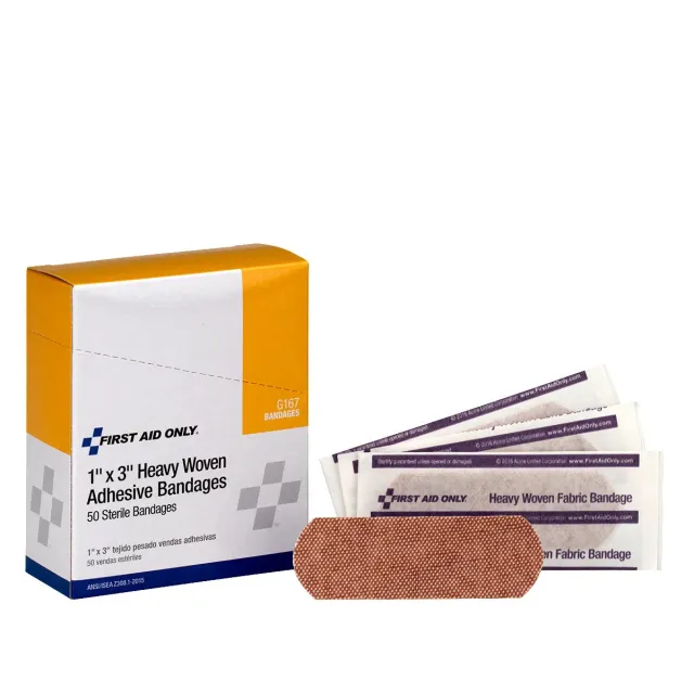 First Aid Only Heavy Woven plaster 50 stk 2,5x7,6 cm