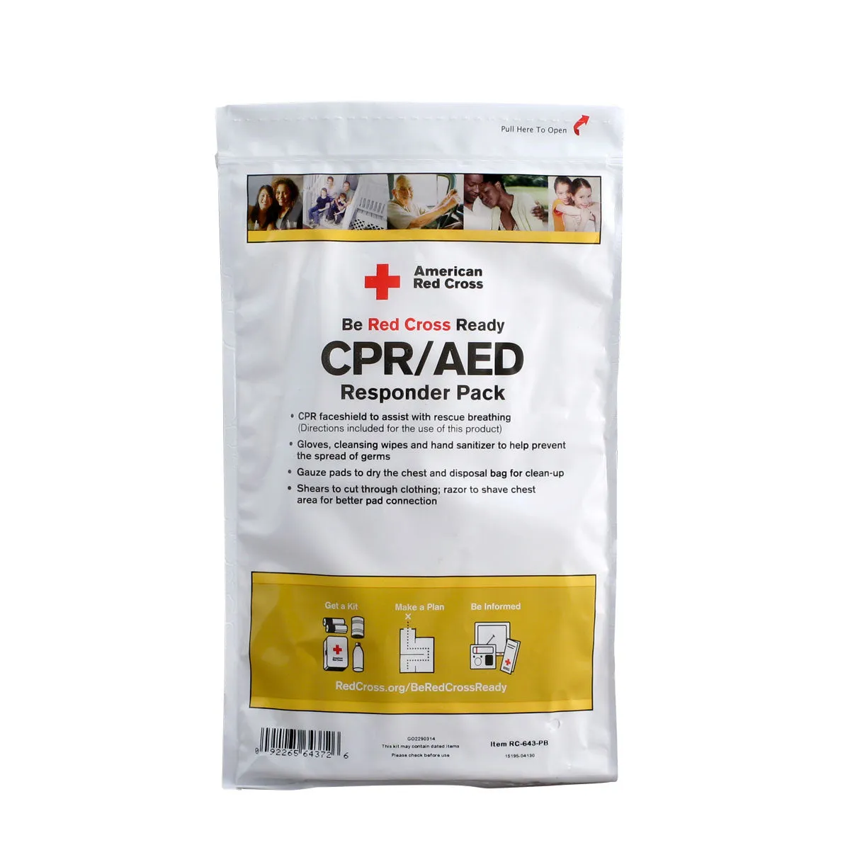 First Aid Only CPR/AED Responder Pack HLR-sett