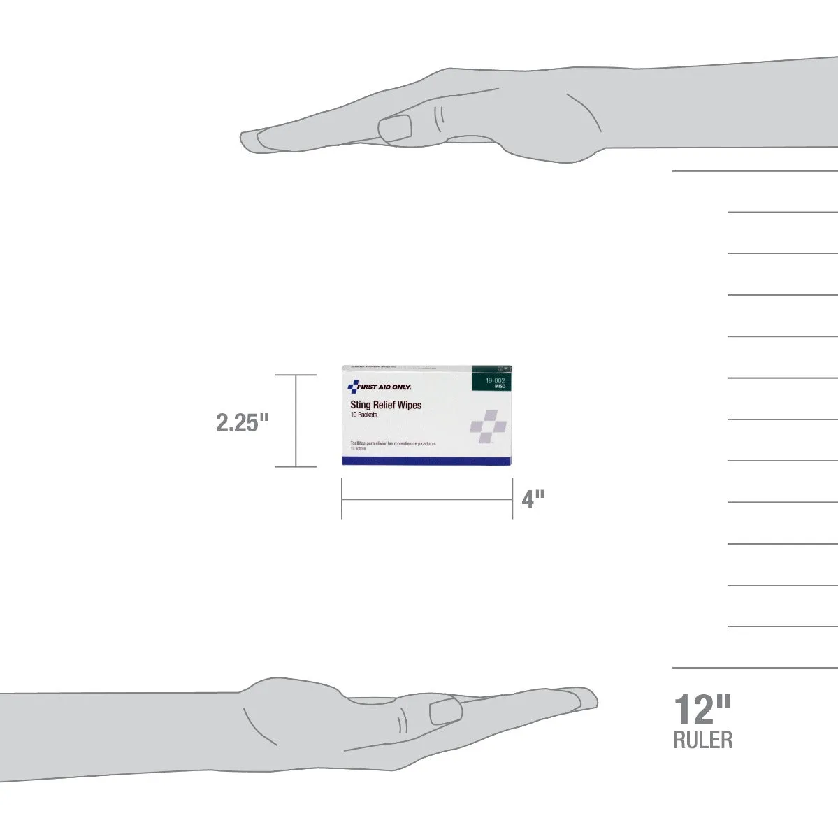 First Aid Only Sting Relief servietter 10-pk kløestillende