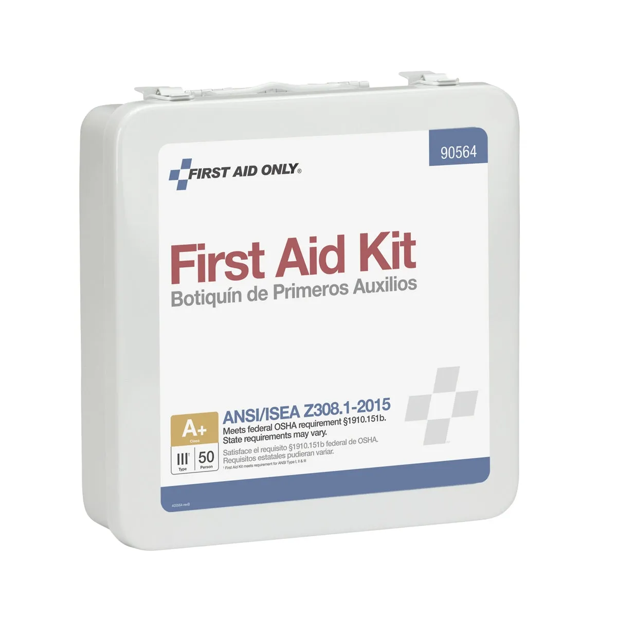 First Aid Only 50 Person Bulk førstehjelpsskrin metall 183 deler