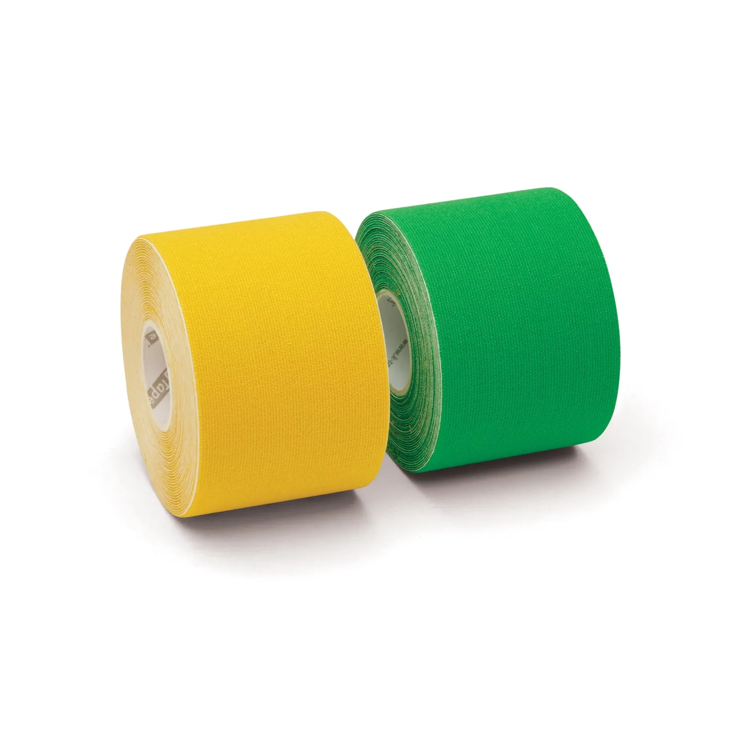 K-Tape Team Yellow/Green kinesiologitape 2 x 5 m elastisk