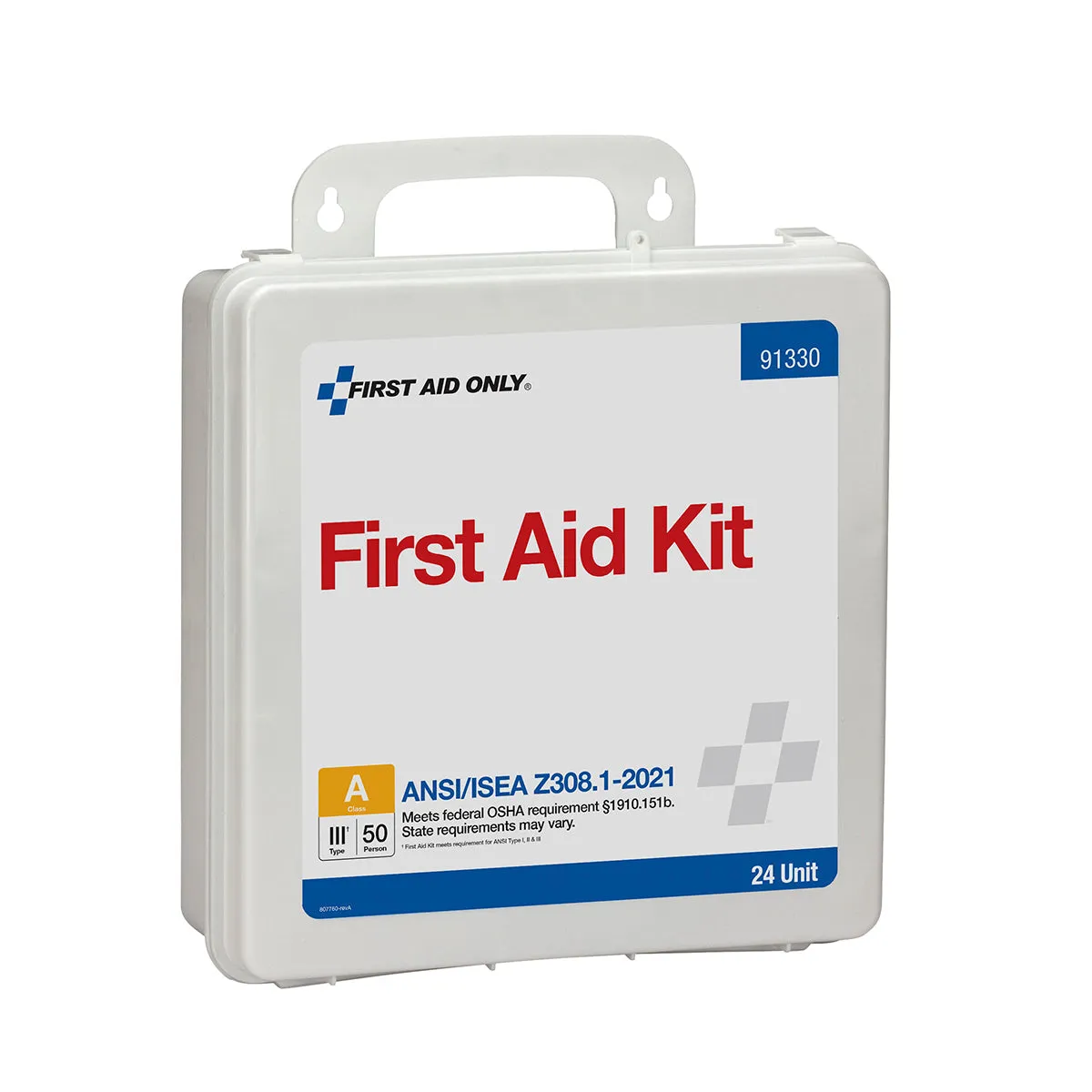 First Aid Only 50 Person ANSI A førstehjelpsskrin 130 deler