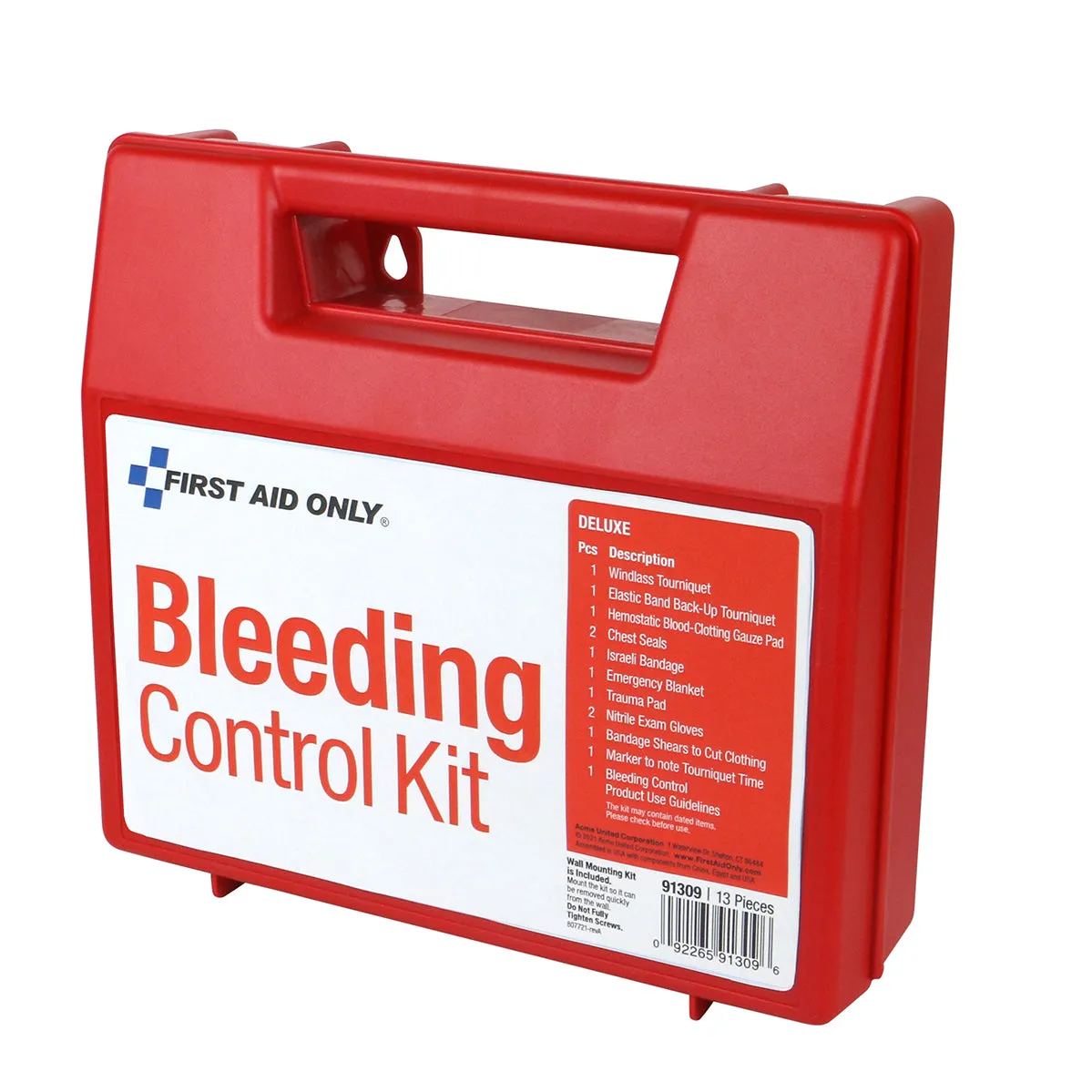 First Aid Only Bleeding Control veggstasjon blødningsstopp deluxe