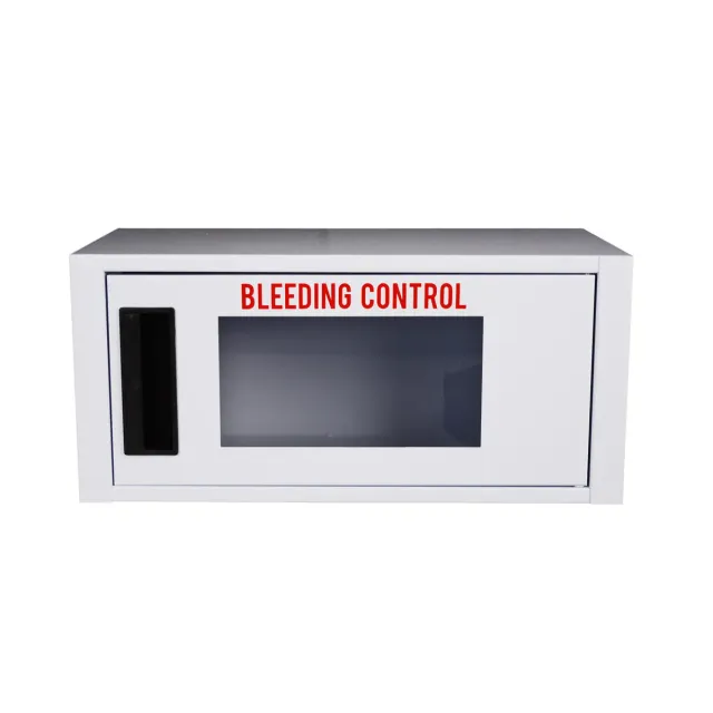 First Aid Only Bleeding Control skap lite tomt alarm