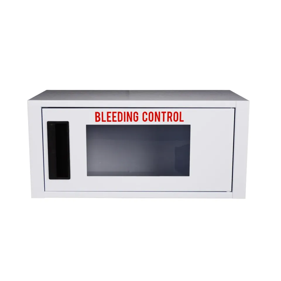 First Aid Only Bleeding Control skap lite tomt alarm