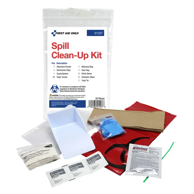 First Aid Only Bodily Fluid Spill Clean Up sett 20 deler