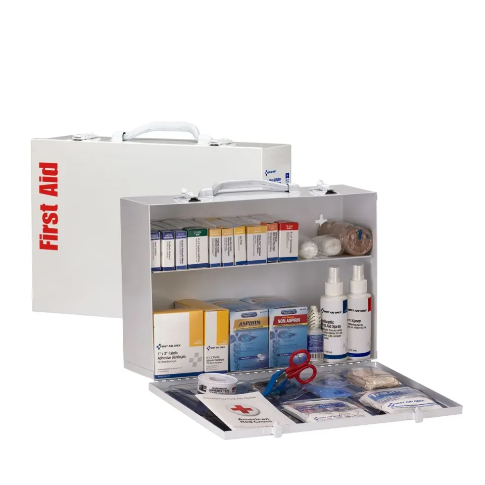 First Aid Only 75 Person førstehjelpsskap metall 340 deler