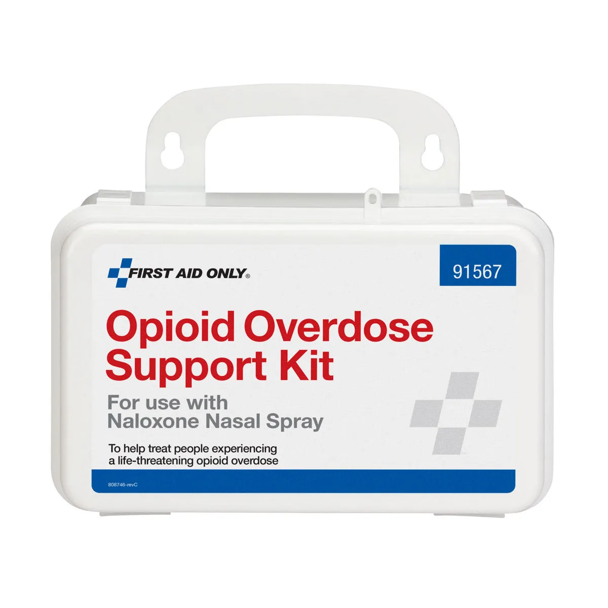 First Aid Only opioid beredskapssett plast uten nalokson