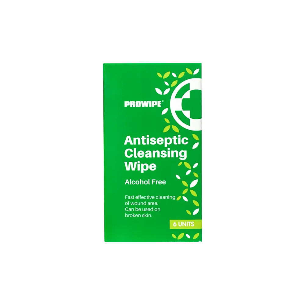 Burnshield antiseptiske renseservietter alkoholfri eske