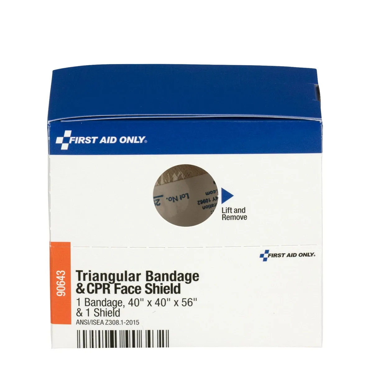 First Aid Only SmartCompliance trekantbandasje + CPR-maske