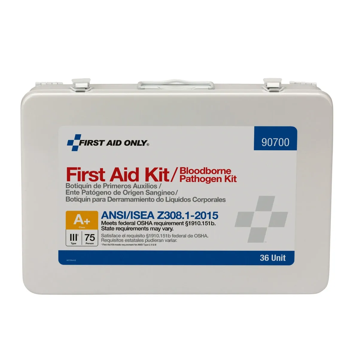 First Aid Only 75 Person førstehjelpsskrin stål 146 deler