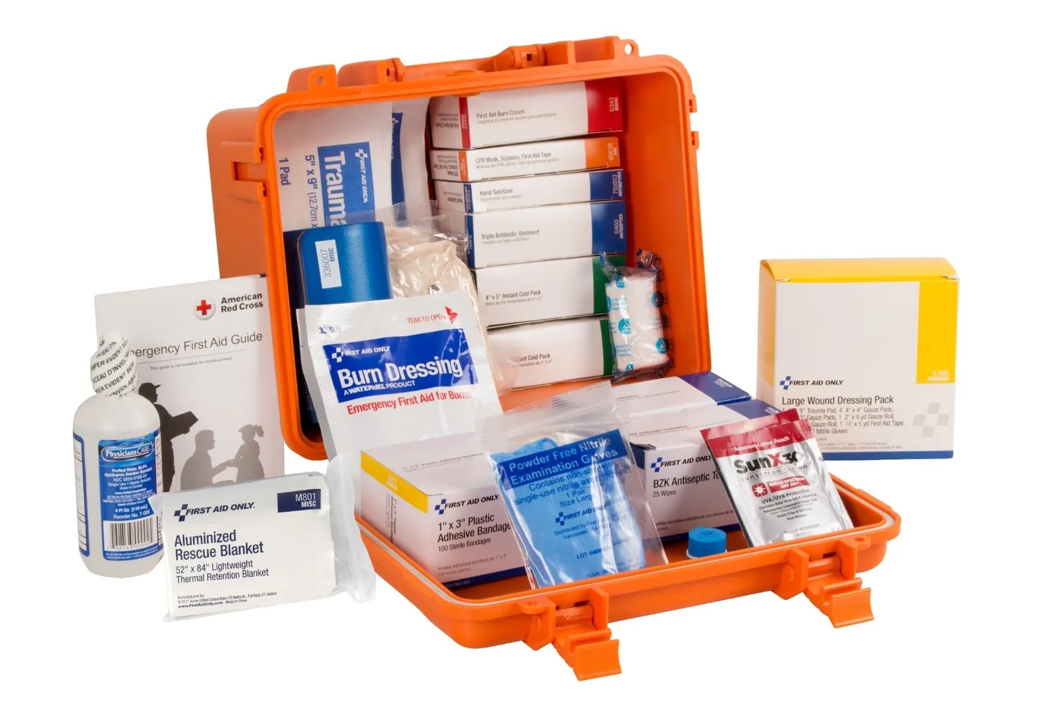 First Aid Only 50 Person ANSI A førstehjelpsskrin vanntett