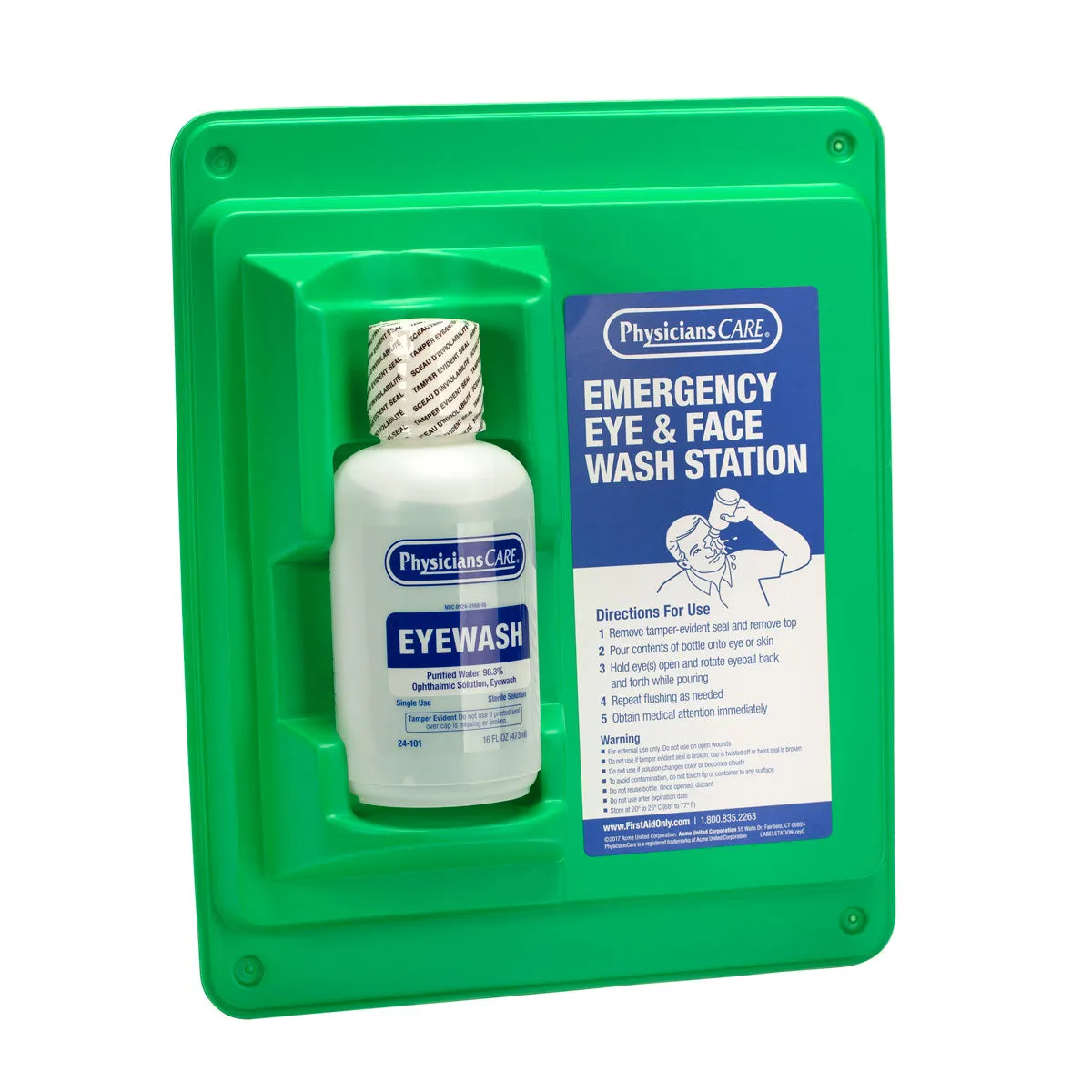 First Aid Only PhysiciansCare øyeskyllestasjon 473 ml steril