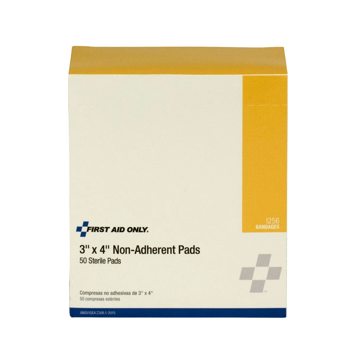 First Aid Only 3x4 Non-Adherent sårkompress 50 stk skånsom