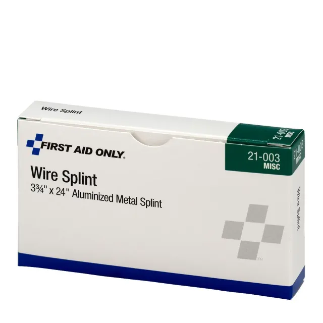 First Aid Only Flexible Metal skinne 68 cm aluminium formbar