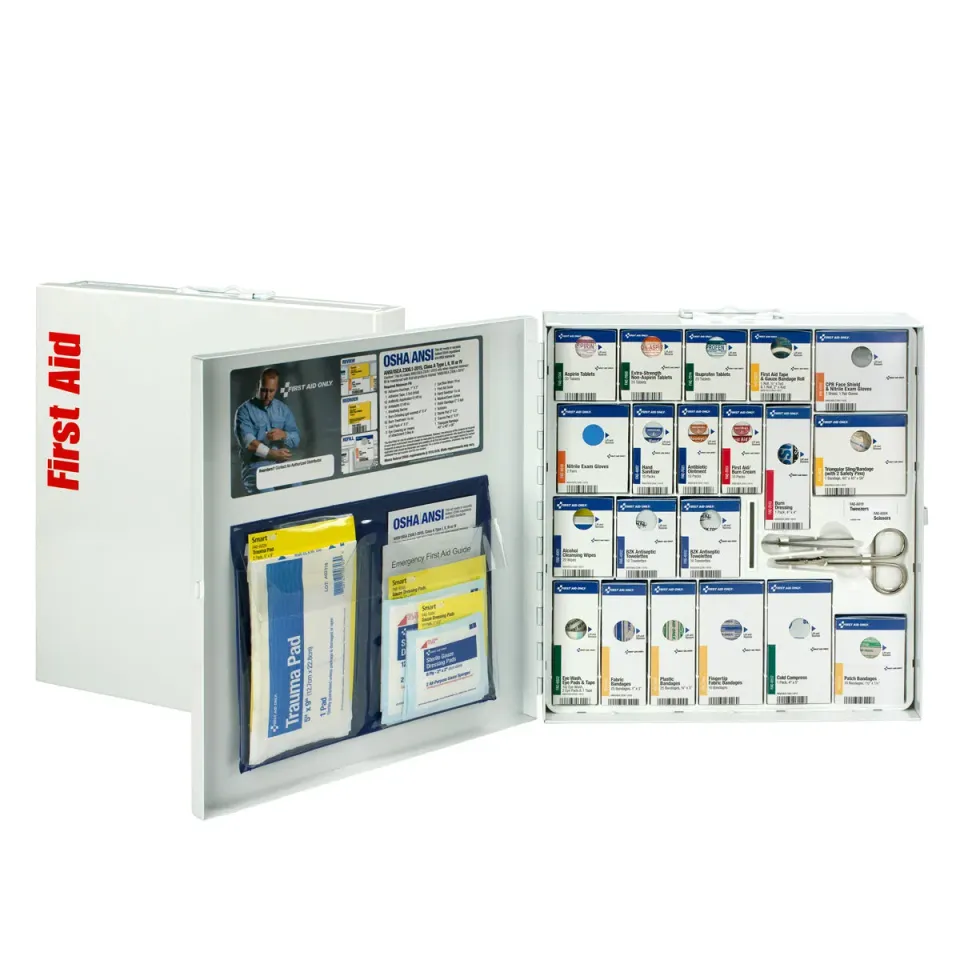 First Aid Only SmartCompliance førstehjelpsskap 50 pers metall